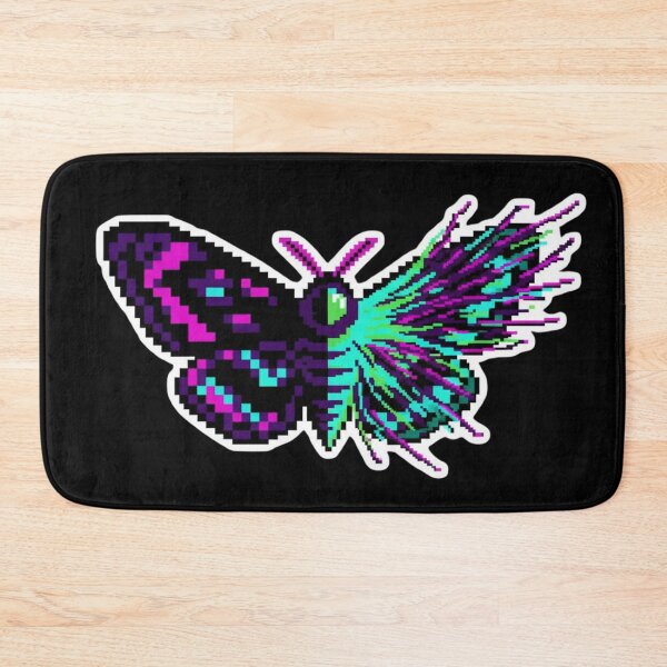 Item preview, Glitch Moth – Pixel Art Neon Wing Corruption designed and sold by Pixel Toad.