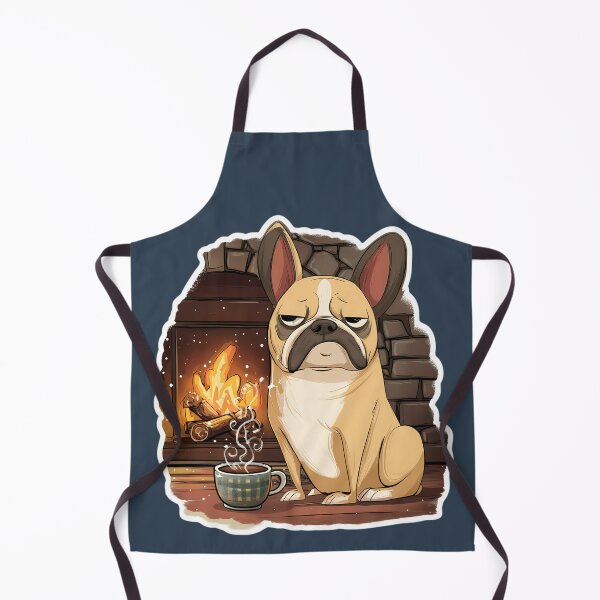 Item preview, Cozy French Bulldog Sticker designed and sold by purrfect pattern.