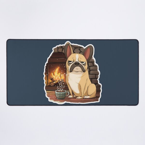 Item preview, Cozy French Bulldog Sticker designed and sold by purrfect pattern.