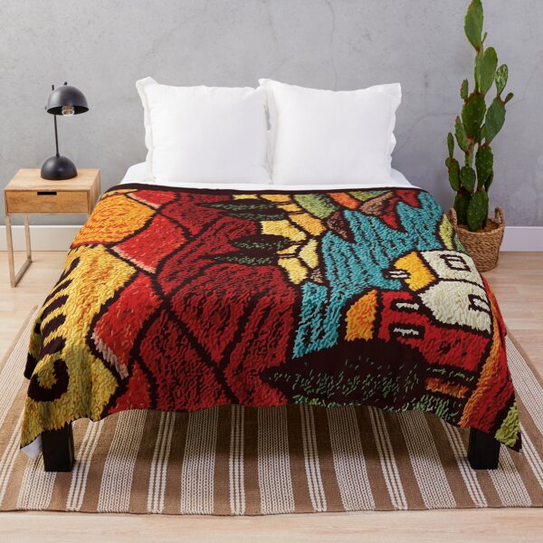 Item preview, Chile Mountain Village Woven Folk Art Poster designed and sold by TuncGK.