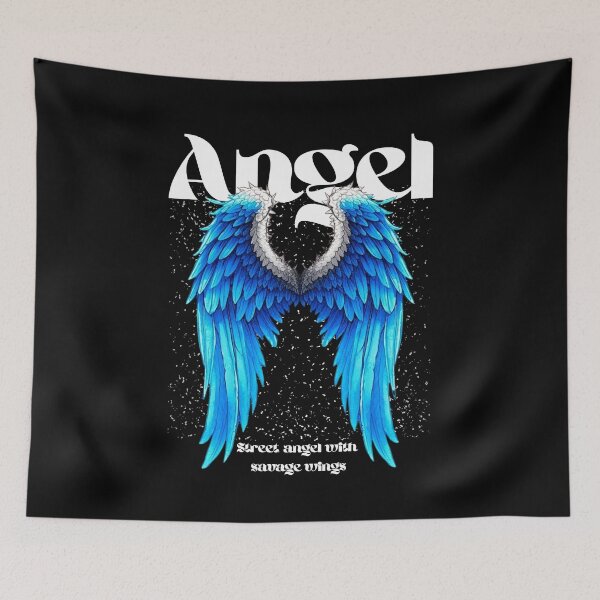 Item preview, Angel - Street angel with savage wings designed and sold by heartfeltarts93.