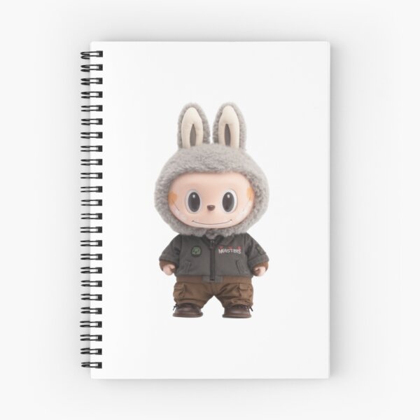 Item preview, labubu, cute adorable grey labubu doll  designed and sold by nicnacc.
