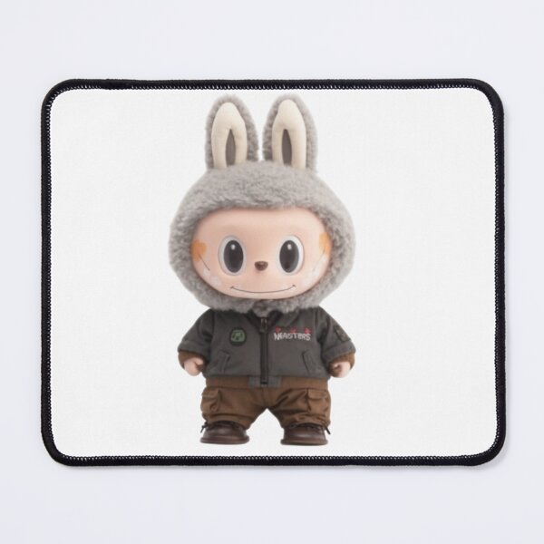 Item preview, labubu, cute adorable grey labubu doll designed and sold by nicnacc.