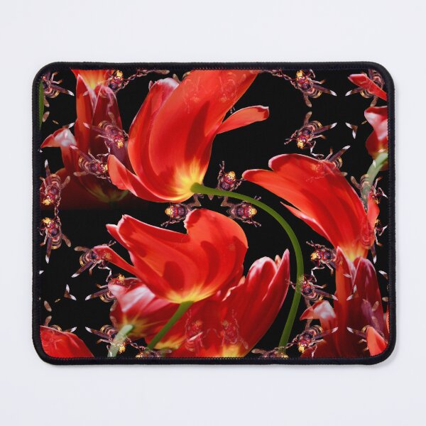 Item preview, Red Tulips – Spring in Motion / Swiss Artwork Photography designed and sold by Raphael Wolf.