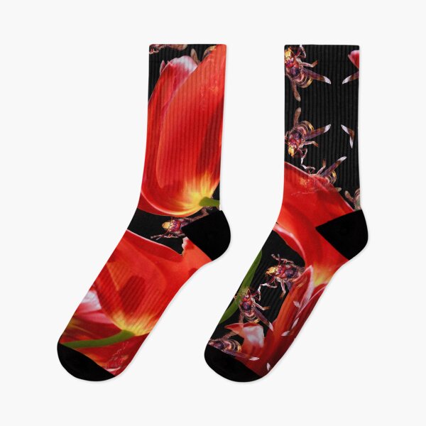 Item preview, Red Tulips – Spring in Motion / Swiss Artwork Photography designed and sold by Raphael Wolf.