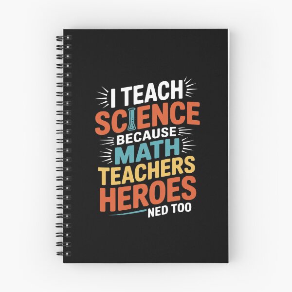 Item preview, I Teach Science Because Math Teachers Need Heroes Too Men Women  designed and sold by THagBlue.
