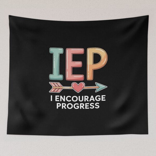 Item preview, IEP I Encourage Progress Special Education School Teache  designed and sold by THagBlue.