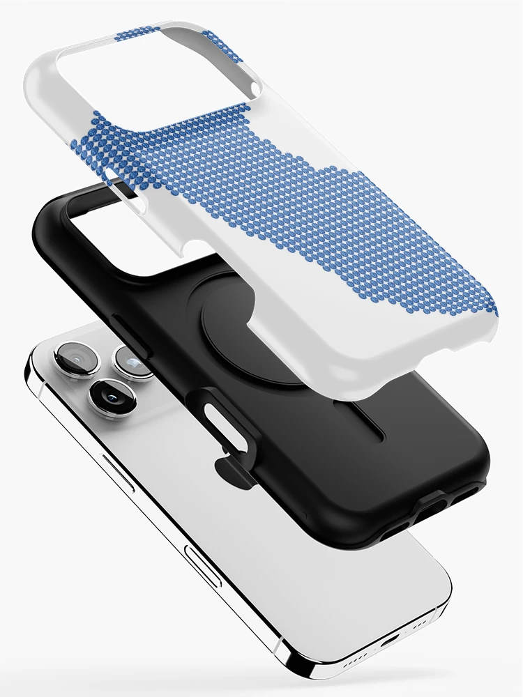 Thumbnail 2 of 4, iPhone Case, Blue Rhinestone Peru designed and sold by TheIconSmith.