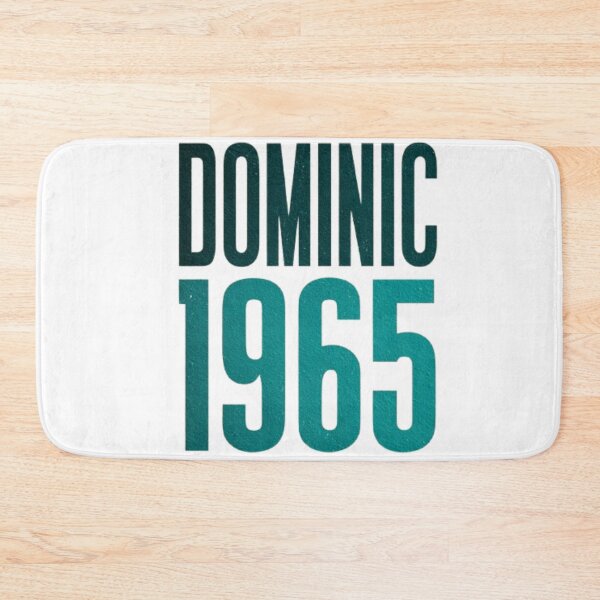 Item preview, Dominic 1965 Retro Vintage Typography designed and sold by AlexLineArt.