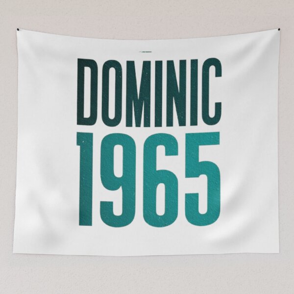 Item preview, Dominic 1965 Retro Vintage Typography designed and sold by AlexLineArt.