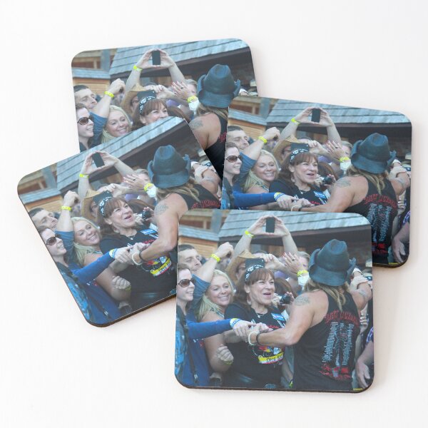 Item preview, Concert Fans Getting Close To Bret Michaels - Photograph designed and sold by ConcertImages.