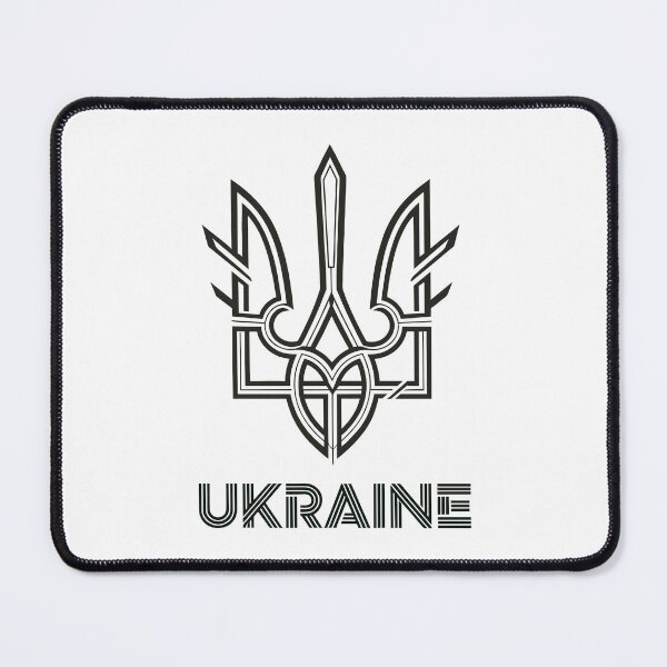 Item preview, Stylized Ukraine Tryzub Emblem and Text designed and sold by RGShirtWorks.