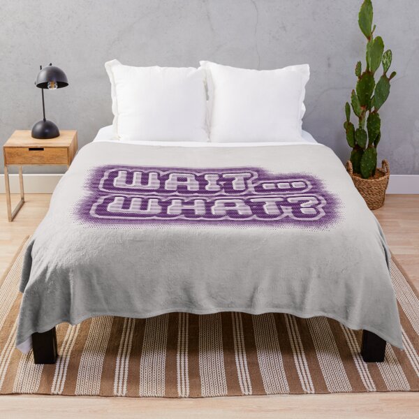 Item preview, Retro Bitmap “Wait… What?” Typography Design designed and sold by trepiu.