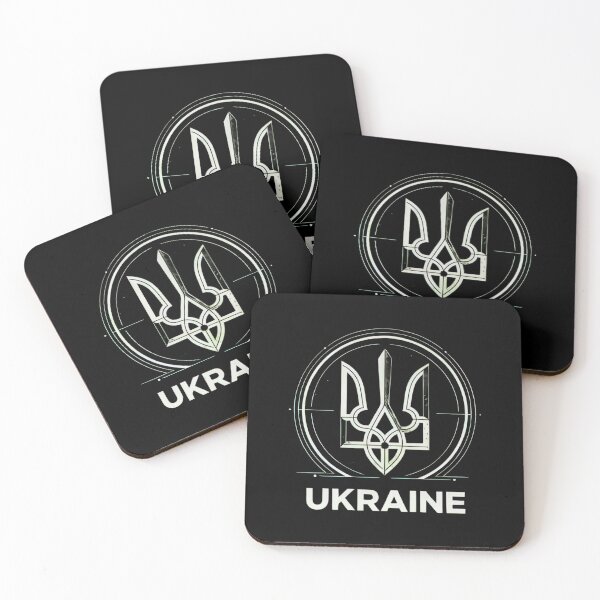 Item preview, Stylized Ukrainian Tryzub Emblem with Text designed and sold by RGShirtWorks.