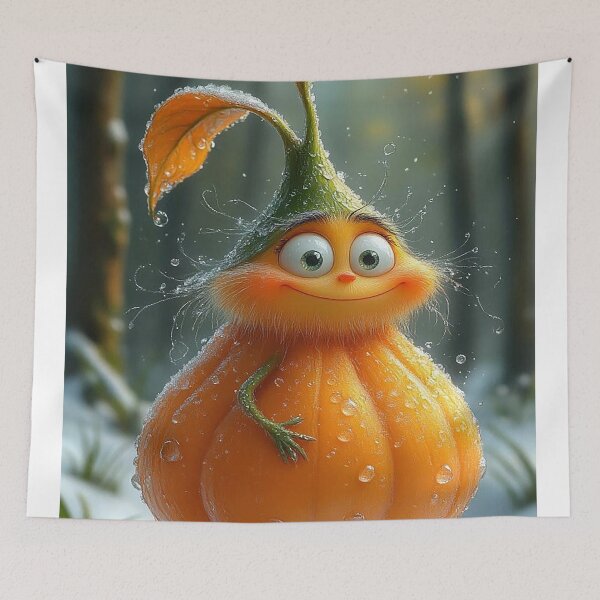 Item preview, Pumpkin Sprite – The Forest Spirit of Autumn Magic designed and sold by AmetistLight.