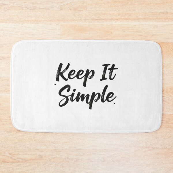 Item preview, Keep It Simple Handwritten Brush Typography designed and sold by Happyfreedom.