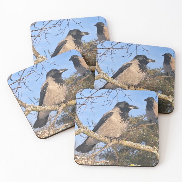 Item preview, Hooded Crows Perched on Tree in Winter designed and sold by Taina Sohlman.