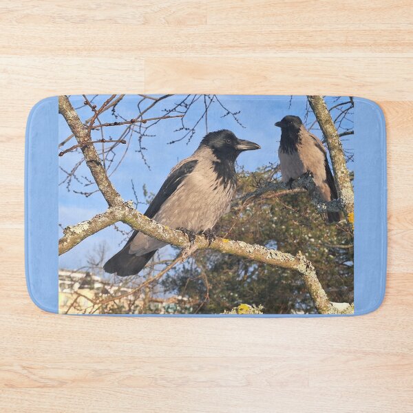 Item preview, Hooded Crows Perched on Tree in Winter designed and sold by Taina Sohlman.