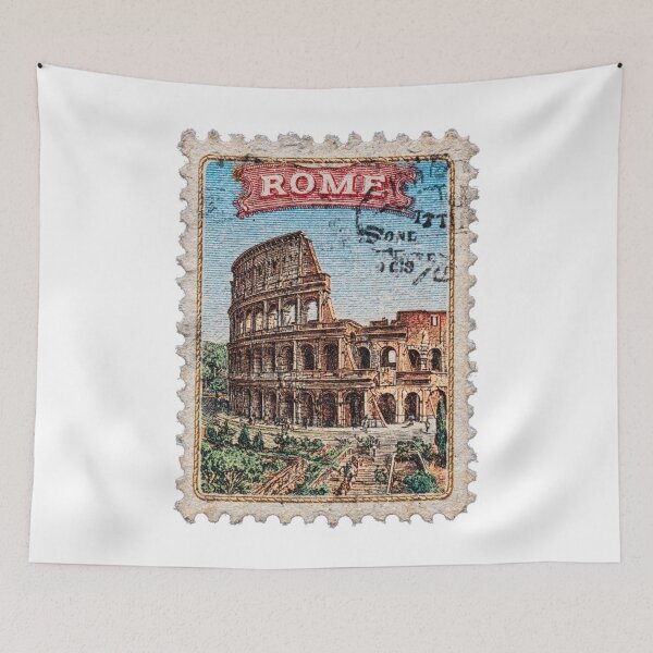 Item preview, Italy Postal Stamp - Rome designed and sold by Sketch-Shack.