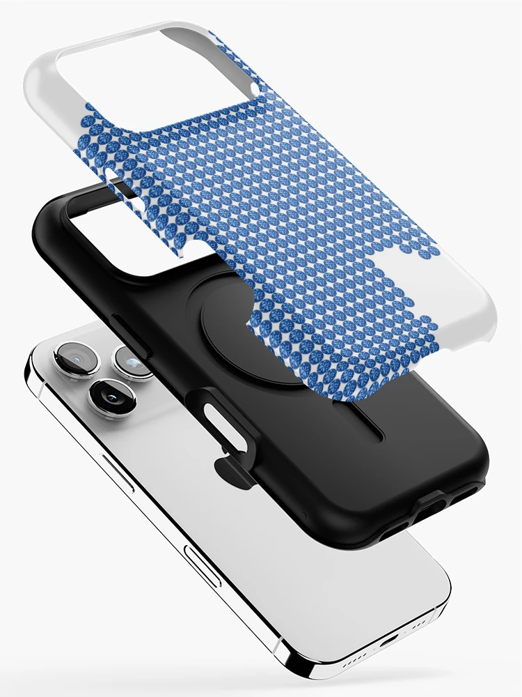Thumbnail 2 of 4, iPhone Case, Blue Rhinestone Rwanda designed and sold by TheIconSmith.