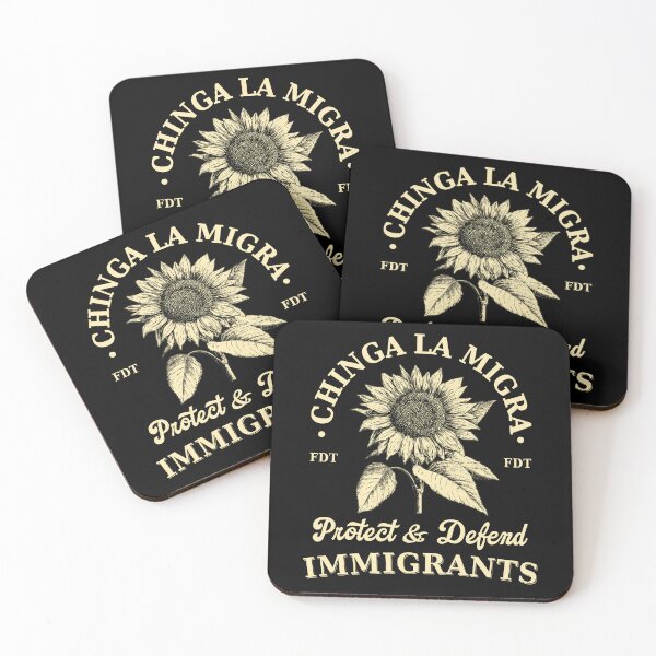 Item preview, Chinga La Migra Protect Defend Immigrants, Anti Trump FDT, Sunflower Graphic M3779 designed and sold by TyHLoeung.