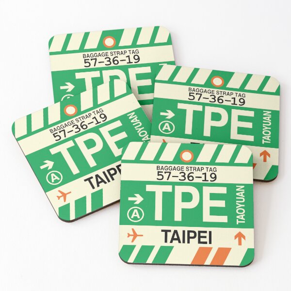 Item preview, TPE Taipei • Airport Code Art • Jet Age Design designed and sold by YHMDesigns.
