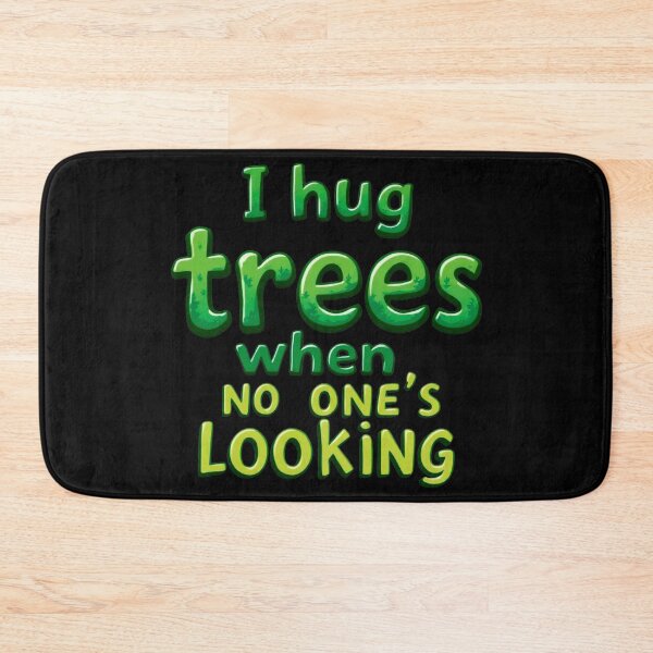 Item preview, I Hug Trees When No One's Looking Cartoon Style designed and sold by SholoStudio.