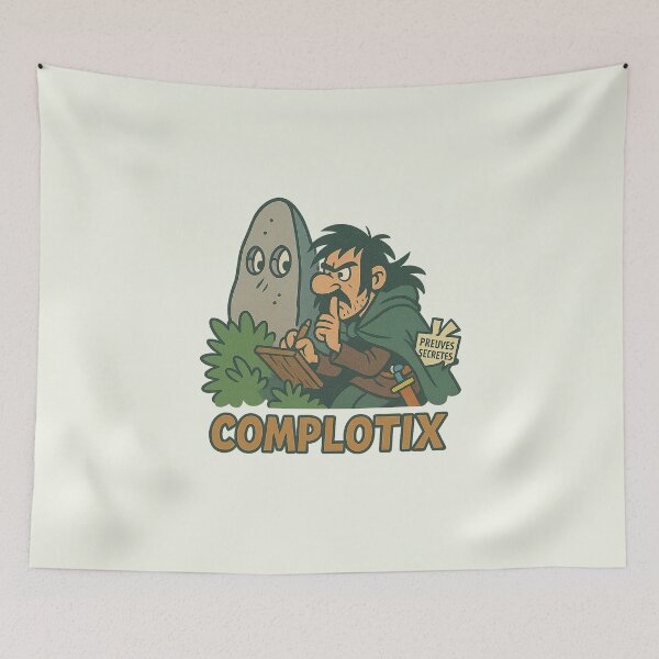 Item preview, Conspiracy theorists, The Truth Is Out There (But in Brittany) designed and sold by Bratak.
