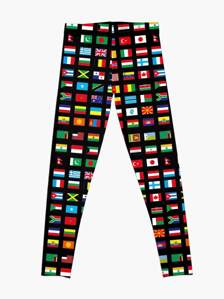 Alternate view of WORLD FLAGS Leggings
