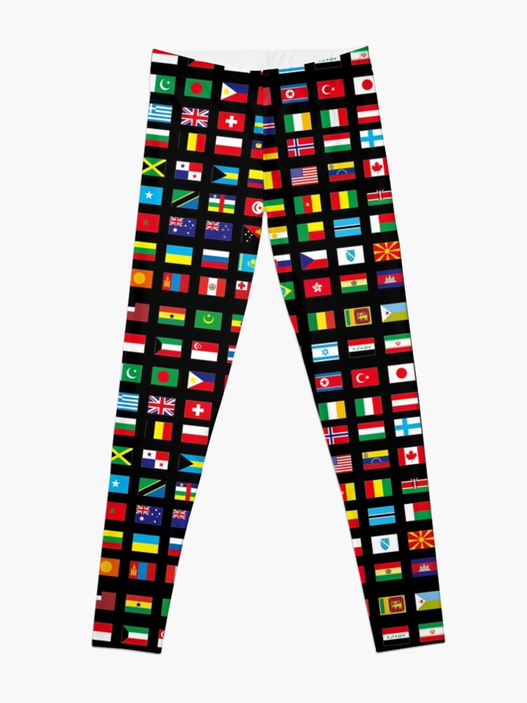 Alternate view of WORLD FLAGS Leggings