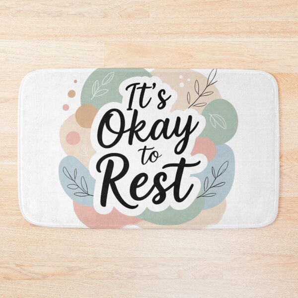 Item preview, It’s Okay to Rest | Mental Health & Self-Care Affirmation Design designed and sold by LOLbySA.