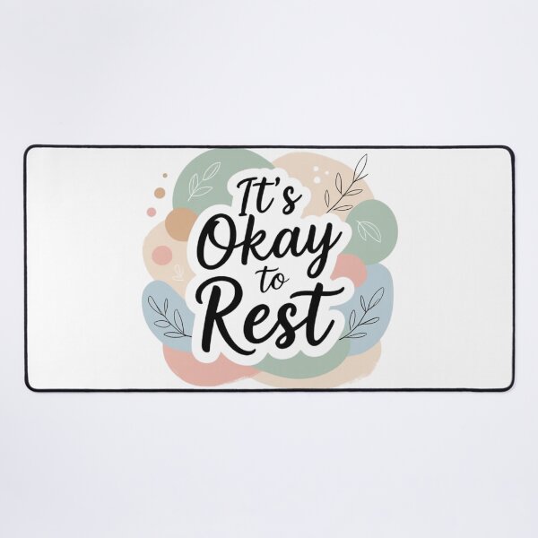 Item preview, It’s Okay to Rest | Mental Health & Self-Care Affirmation Design designed and sold by LOLbySA.