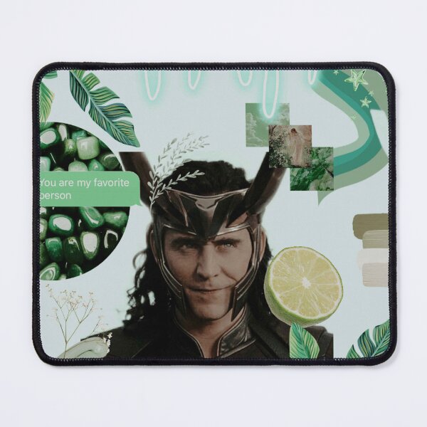 Item preview, Green God of Mischief montage designed and sold by enjoyfandom.
