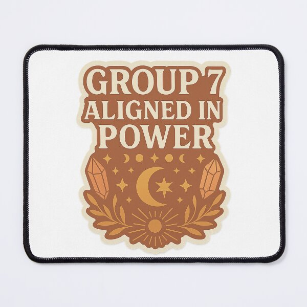 Item preview, Group 7 Aligned In Power designed and sold by DEEPDesignsART.