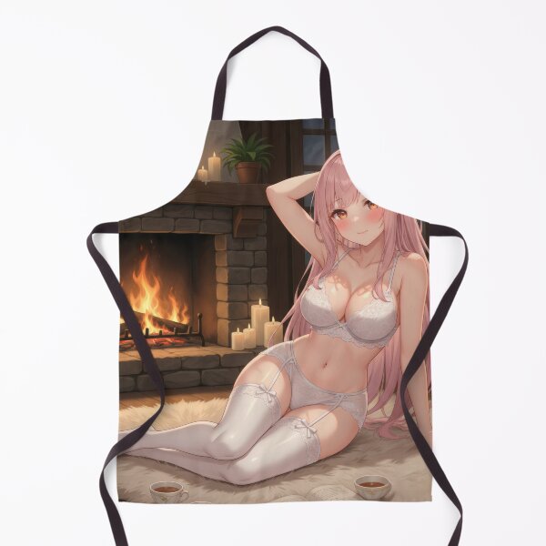 Item preview, The pink-haired Waifu is relaxing in a festive and warm atmosphere designed and sold by GerwantSHOP.