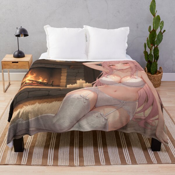 Item preview, The pink-haired Waifu is relaxing in a festive and warm atmosphere designed and sold by GerwantSHOP.