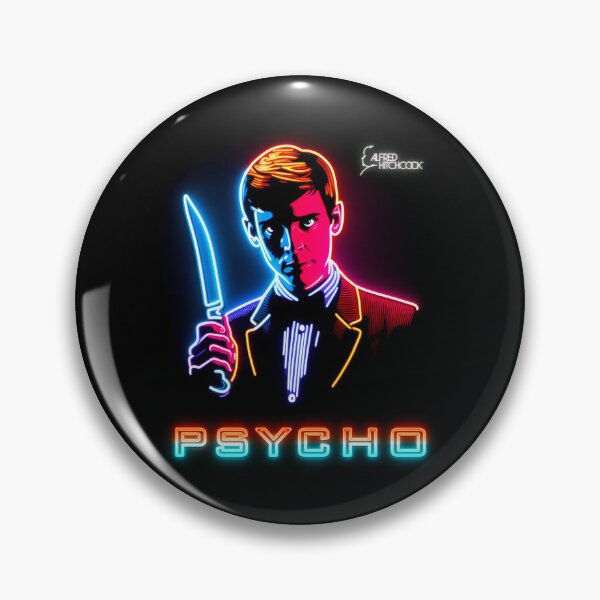 Item preview, Alfred Hitchcock (Psycho) Neon Design designed and sold by millsyb.