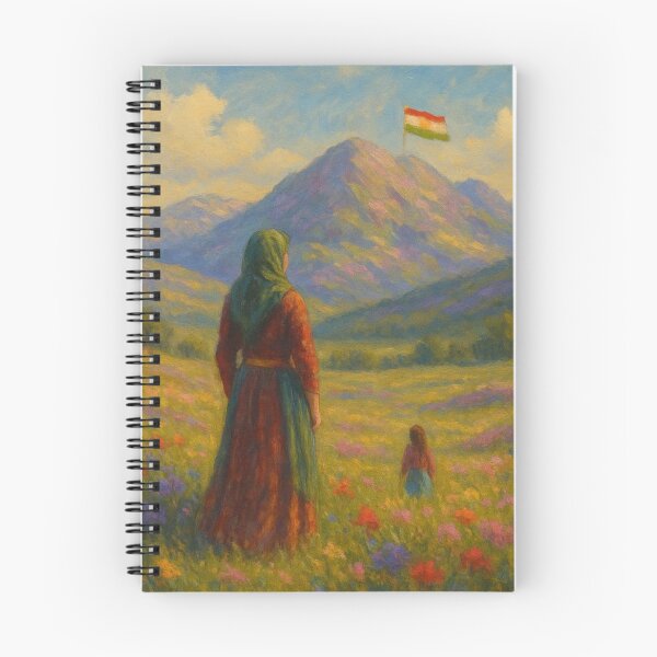 Item preview, Mother and Child beneath the Kurdish Mountains – Spirit of Kurdistan designed and sold by Avakurd.