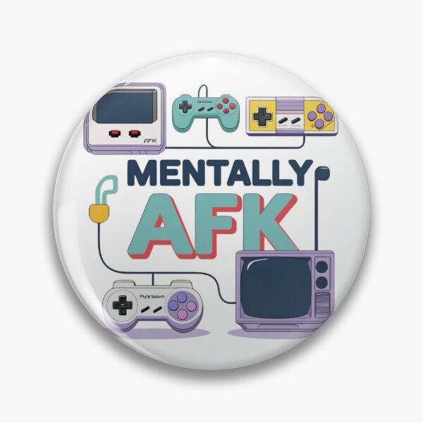 Artikelvorschau, Mental AFK | Design zur Sensibilisierung für die psychische Gesundheit von Gamern entworfen und verkauft von LOLbySA.