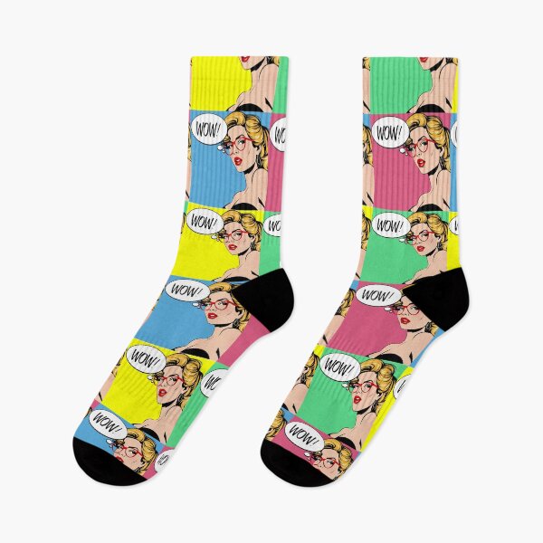 Item preview, WOW Pop art girl illustration designed and sold by Zummi.