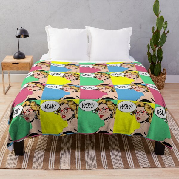 Item preview, WOW Pop art girl illustration designed and sold by Zummi.