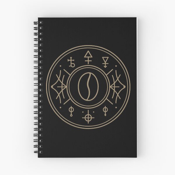 Item preview, Mystical Coffee Sigil – occult coffee circle for witchy café lovers designed and sold by ArcaneBeans.