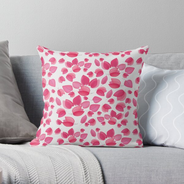 BOUGAINVILLEA GARDEN Throw Pillow