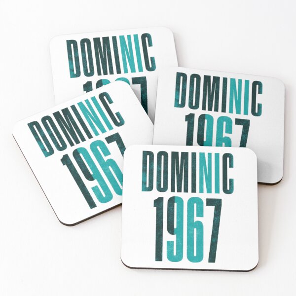 Item preview, Dominic 1967 Retro Pop Typography designed and sold by AlexLineArt.