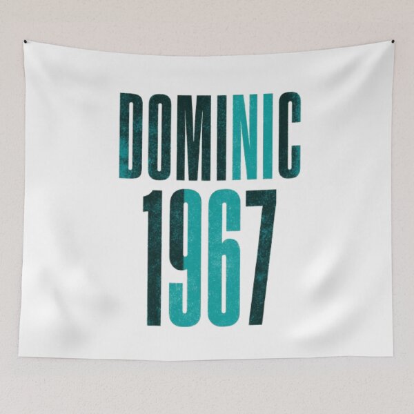 Item preview, Dominic 1967 Retro Pop Typography designed and sold by AlexLineArt.