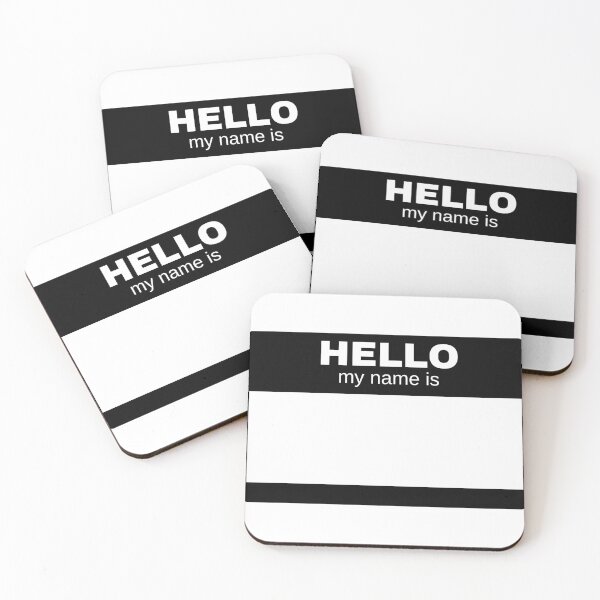 Item preview, hello my name is designed and sold by indigoismyaura.