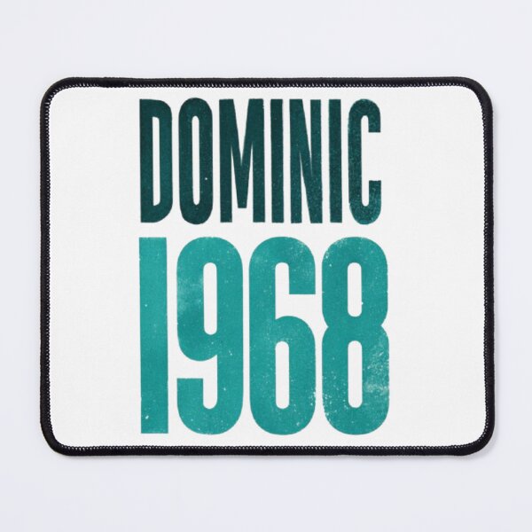 Item preview, Dominic 1968 Retro Vintage Typography Poster designed and sold by AlexLineArt.