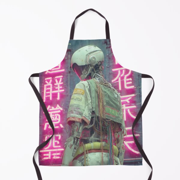 Item preview, Canvas Neon Samurai designed and sold by Retro Type.