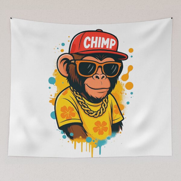 Item preview, The HipHop Monkey – Street Beats Edition designed and sold by ArtesioByZaber.