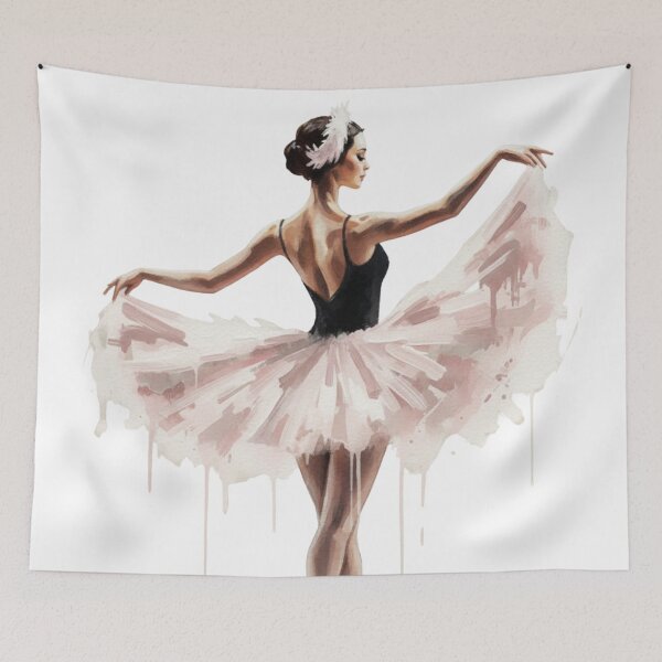 Item preview, Ballerina in rose designed and sold by CollorTrend.